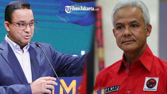Kolase Anies Baswedan dengan Ganjar Pranowo. Pengamat menakar kans Ganjar jika maju Pilkada DKI dan melawan Anies.