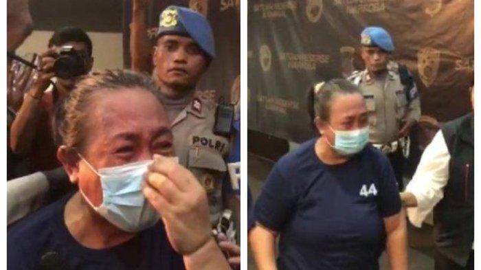 Kolase Foto Neneng Komala Dewi, ibu perekam anak dan pacar berhubungan intim.