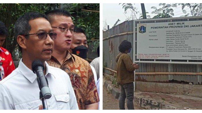 Kolase Foto Pj Gubernur DKI Heru Budi Hartono dan ITF Sunter.
