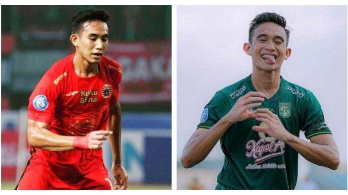 Kolase Foto Rizky Ridho saat membela Persija Jakarta dan Persebaya Surabaya.