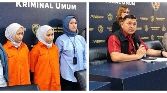 Kolase Foto si kembar Rihana Rihani dan Kombes Hengki Haryadi.