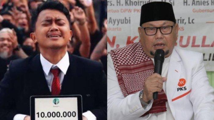 Kolase foto Muhammad hasan Abdillah dengan Muhammad Thamrin. Keduanya masuk radar PKS untuk menjadi cagub di Pilkada DKI 2024.