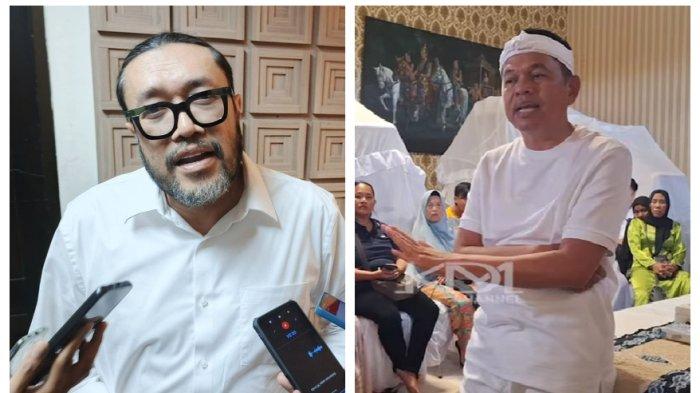 Wakil Ketua DPRD Jawa Barat, Ono Surono berdebat dengan Dedi Mulyadi. 