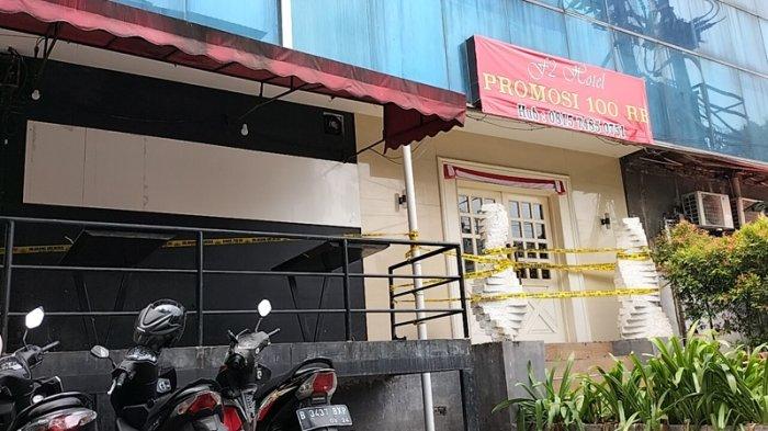 Kondisi terkini Hotel F2 Melawai di Jalan Panglima Polim V, Kebayoran Baru, Jakarta Selatan yang dilanda kebakaran hingga tewaskan tiga orang, Jumat (18/8/2023).
