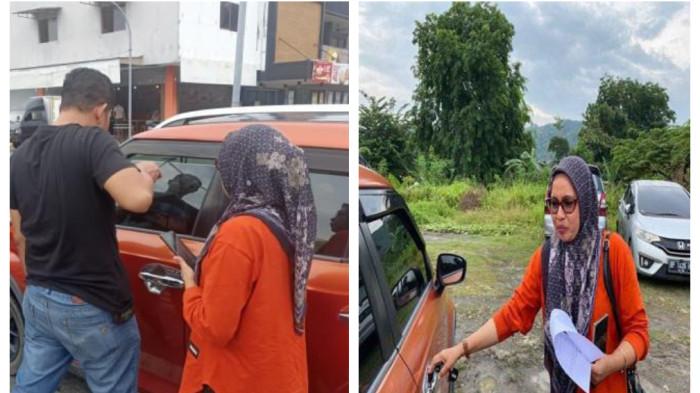 LAPORAN PALSU - Polisi ketika olah TKP laporan kasus pencurian uang Rp210 juta yang dilaporkan Rosma Yulita, guru PNS di Batam. Wanita itu membuat laporan palsu kehilangan uang Rp 210 juta di KFC Tiban III pada 14 Juli 2025. Ternyata Ita hanya mengarang cerita kehilangan uang untuk menghindari penagih utang. 