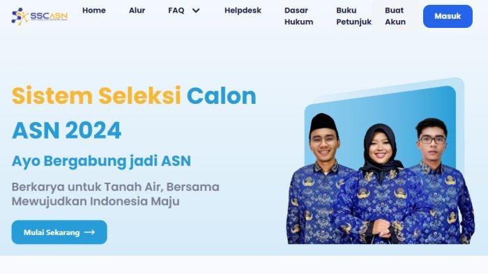 Laman utama SSCASN