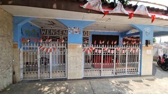 Lokasi daycare Wensen di Depok, Jawa Barat yang viral karena pemiliknya menganiaya sejumlah balita.