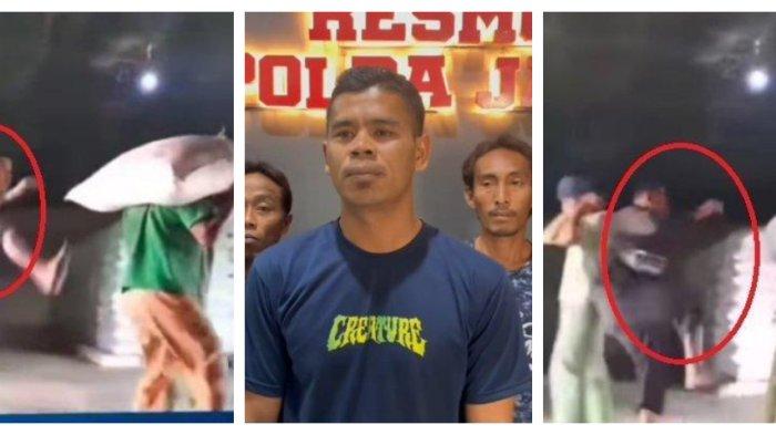 MINTA JANGAN DIHUKUM - Eka Putra, mandor gudang yang viral menendang kuli panggul di Jambi mengaku hanya bercanda.