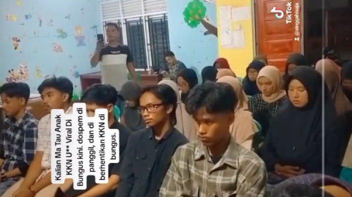 Video sejumlah mahasiswa melakukan Kuliah Kerja Nyata (KKN) dari Universitas Negeri Padang (UNP) terang-terangan mengkrititisi fasilitas desa tempat mereka melakukan KKN, yakni di Bungus Teluk Kabung, Sumatera Barat, viral di media sosial. Dampaknya, mereka diusir dari desa tersebut.