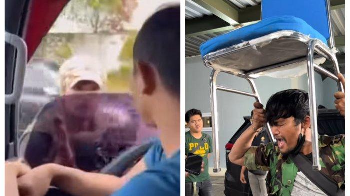 DIHUKUM NYANYI - Preman memalak sopir truk berkedok biaya koordinasi di Jambi viral di media sosial. Preman tersebut sempat dihukum menyanyikan lagu yel-yel Glory Glory Man United, disadur dari Instagram Direskrimum Polda Jambi, Kombes Manang Soebeti, Kamis (12/3/2025).

