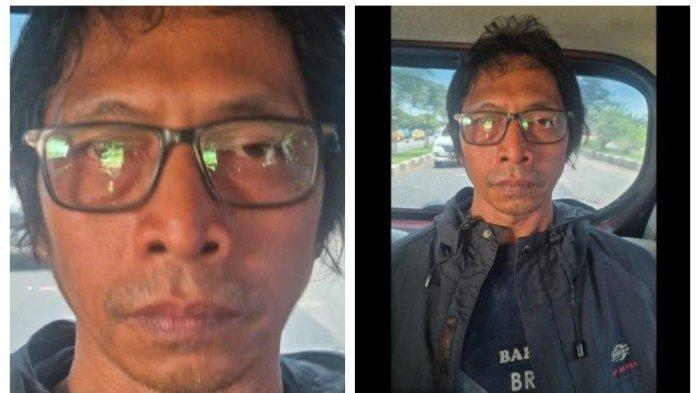 Kolase Foto Nanang Irawan alias Nanang Gimbal pelaku pembunuhan aktor sinetron 'Mak Lampir' Sandy Permana.