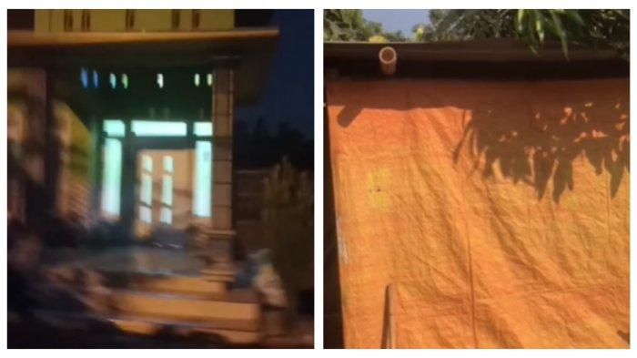 Kisah Nenek Ngatiani yang tinggal di gubuk reyot viral di media sosial. Nenek Ngatiani tinggal di gubuk seberang rumah anaknya di Mojokerto.