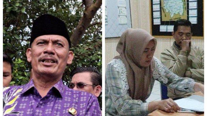 PAGAR LAUT TANGERANG - Kepala Desa Kohod, Arsin bin Asip dan Istri Kepala Desa Kohod, Arsin diperiksa Bareskrim Polri di Mapolsek Pajuhaji, Senin (10/2/2025) malam. Istri Arsin didampingi keluargannya yang juga tampak diperiksa soal kasus pagar laut di Tangerang.