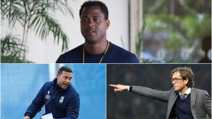 Trio pelatih asal Belanda, Patrick Kluivert, Alex Pastoor dan Denny Landzaat.