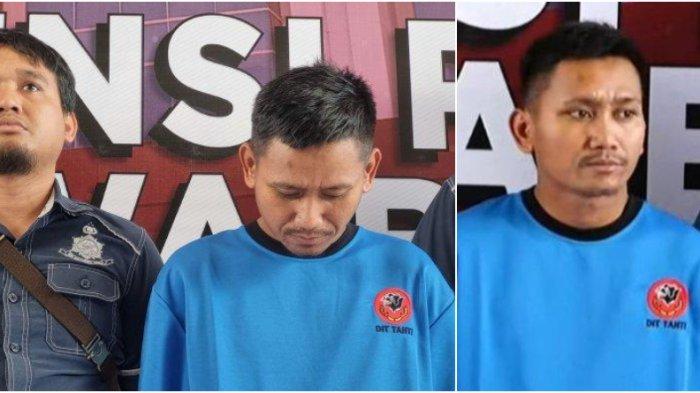 Kolase Foto Pegi Setiawan alias Perong Tersangka Kasus Pembunuhan Vina Cirebon di Mapolda Jawa Barat, Minggu (26/5/2024).