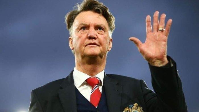 Pelatih Louis Van Gaal saat menjadi pelatih Manchester United.