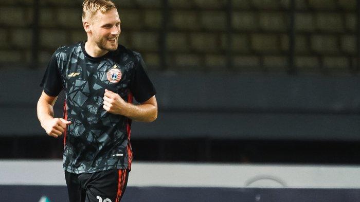 Pemain Persija Jakarta Hanno Behrens.
