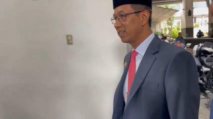 Pj Gubernur DKI Heru Budi Hartono saat ditemui di Balai Kota Jakarta, Rabu (17/1/2024).