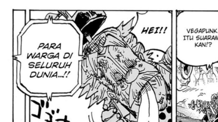 Potongan manga One Piece 1109. Vegapunk sekarat
