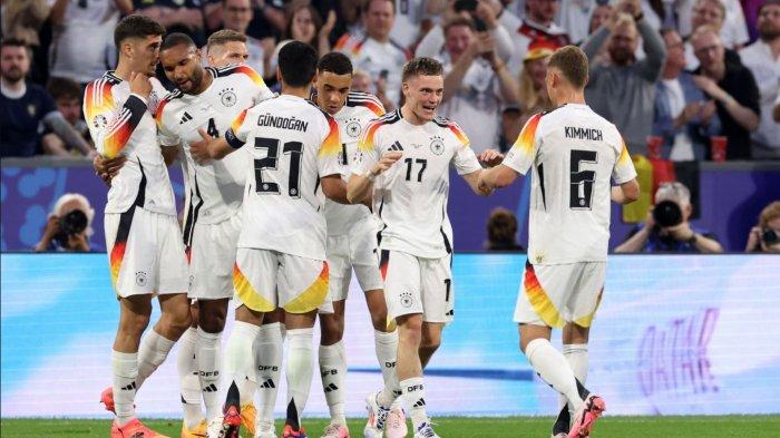 Potret skuad Timnas Jerman di Euro 2024.