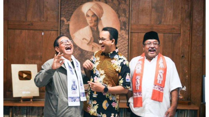 Pramono Anung dan Rano Karno bertemu Anies Baswedan di kediaman Anies pada Jumat (15/11/2024).