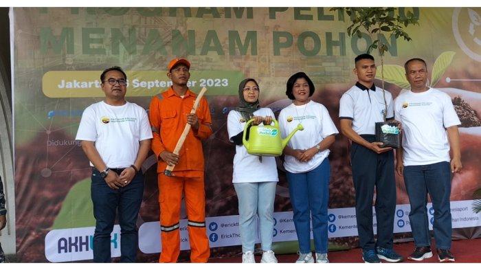 Program Pelindo Menanam Pohon memperingati Hari Ozon Internasional, Sabtu (16/9/2023) kemarin.