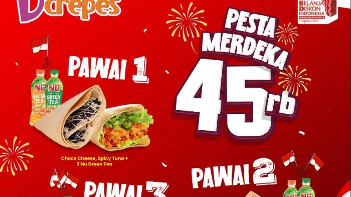 Promo Dcrepes sambut Hari Kemerdekaan RI 2024.