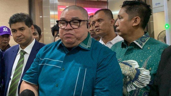 Pengacara Razman Arif Nasution   di Pengadilan Negeri Jakarta Utara, Rabu (26/2/2025).