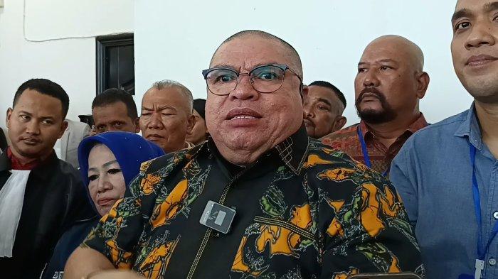 Razman Nasution di Pengadilan Negeri Jakarta Utara, Kamis (6/3/2025). 