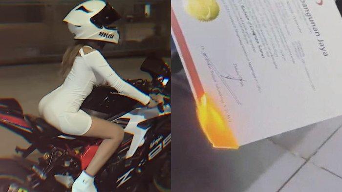 Rebecca (16) siswi kelas 1 SMA yang membakar ijazah S1 pacarnya Bryan Nicholas Octaviano berjanji akan bertanggung jawab.