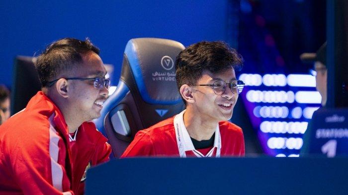 Indonesia menurunkan duet Rizky Faidan dan Akbar Paudie melawan Jepang di AFC eAsian Cup 2023.