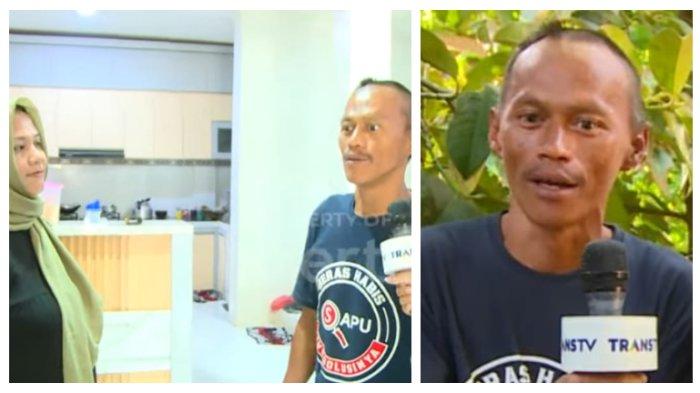 Rumah yang direnovasi Gunawan Sadbor dari hasil joget