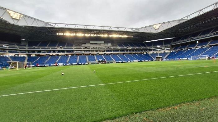 SUASANA STADION SUITA - Suasana Suita Football City Stadium atau Stadion Suita yang akan menjadi venue laga Timnas Jepang vs Indonesia, Senin (9/6/2025).