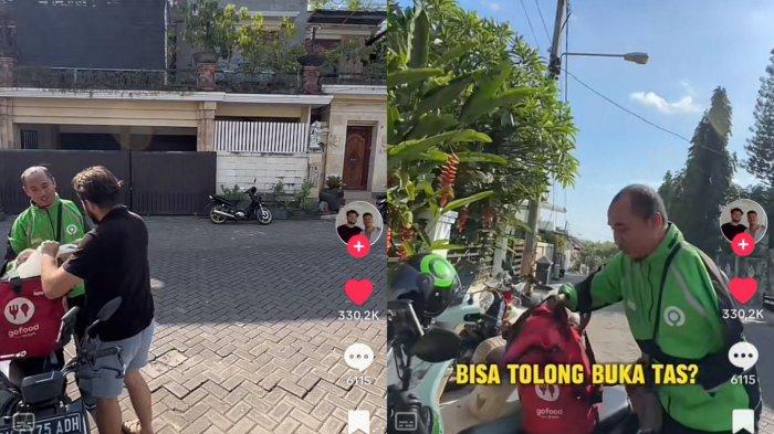 Senangnya driver ojol di Bali dapat rezeki bertubi-tubi dari seorang bule.