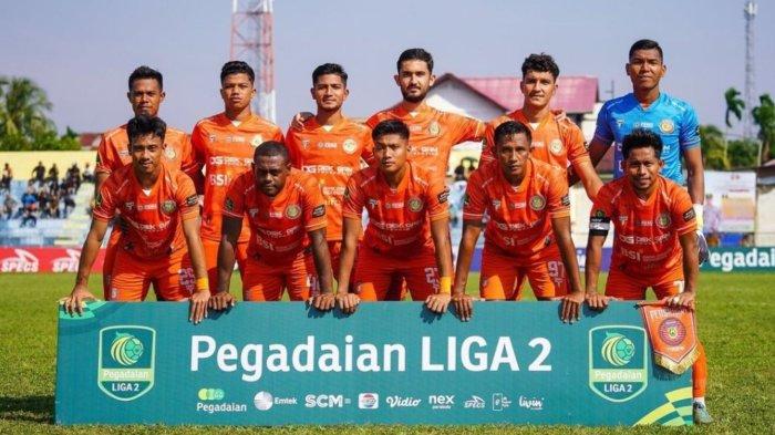 Skuad Persiraja Banda Aceh di kompetisi Liga 2.