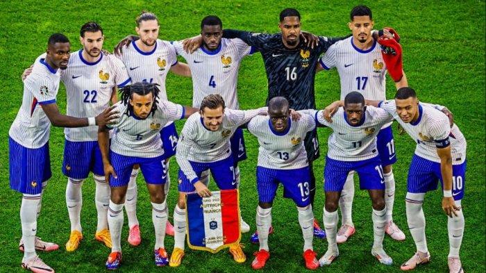 Potret skuad Timnas Prancis di ajang Euro 2024.