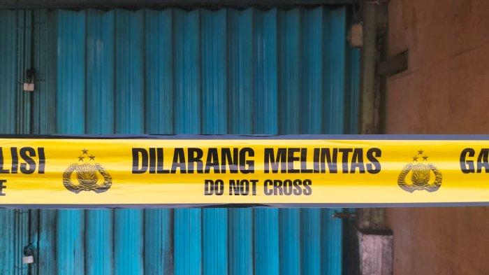 TKP pembunuhan di Warung Sate Solo Mas Wid Jalan Raya Pejuang blok c Medan Satria, Kota Bekasi.