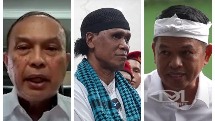 BELA KDM - Letjen TNI Purn Yayat Sudrajat membela Gubernur Jawa Barat, Dedi Mulyadi yang sempat 'diusik' Hercules. Menurutnya, Dedi Mulyadi bukan main bagus sebagai Gubernur Jawa Barat. Sebaliknya, ia pun mempertanyakan jasa Hercules. (Tangkapan layar YouTube Hersubeno Point, GRIB TV dan KDM Channel).