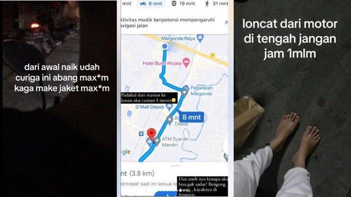 Terkuak kondisi terkini wanita muda yang mengaku nyaris diculik driver ojol di Depok. Korban mengaku trauma.