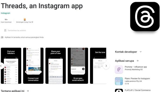 Threads aplikasi baru besutan Meta
