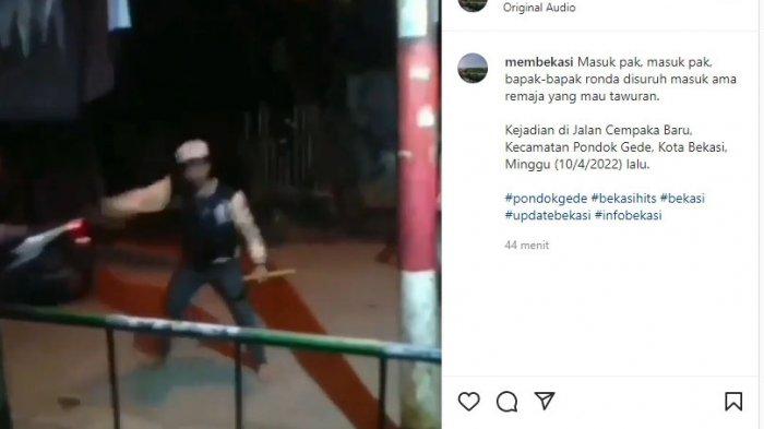 Viral Bapak-bapak Ronda di Pondok Gede Bertemu Kelompok Remaja Mau ...