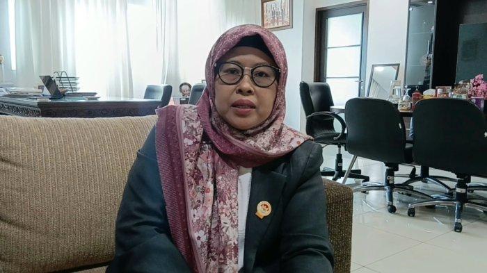 Wakil Ketua LPSK, Sri Suparyati saat memberikan keterangan terkait kasus pembunuhan Brigadir Muhammad Nurhadi, Ciracas, Jakarta Timur, Selasa (15/7/2025). TRIBUNJAKARTA.COM/BIMA PUTRA