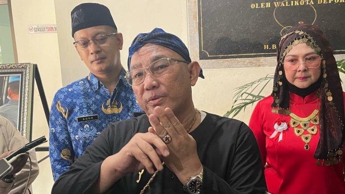 Wali Kota Depok, Mohammad Idris, saat dijumpai wartawan di Balai Kota Depok, Pancoran Mas, Kamis (17/8/2023).
