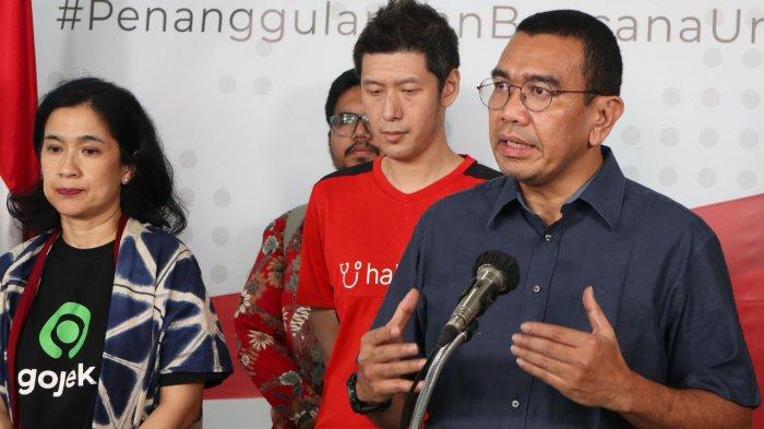 Staf Khusus Menteri BUMN Arya Mahendra Sinulingga dalam pers konferens, Jumat (27/3/2020).