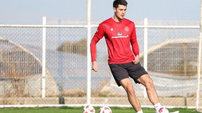 Pemain Ipswich Town, Elkan Baggott dalam TC Timnas Indonesia di Turki jelang Piala Asia 2023