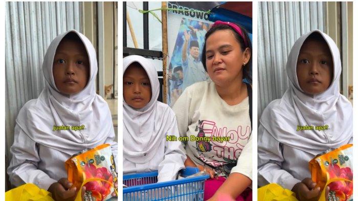 Mia, siswi SD belajar matematika demi juara lomba sambil jualan gemblong Rp3000.