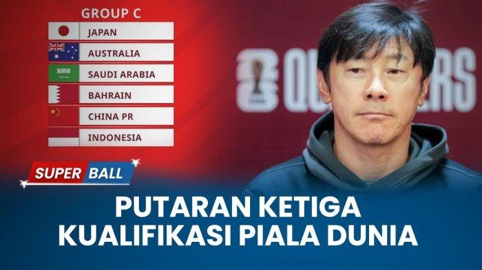 Hasil lengkap drawing ronde ketiga Kualifikasi Piala Dunia 2026 zona Asia dan pelatih Timnas Indonesia Shin Tae-yong.