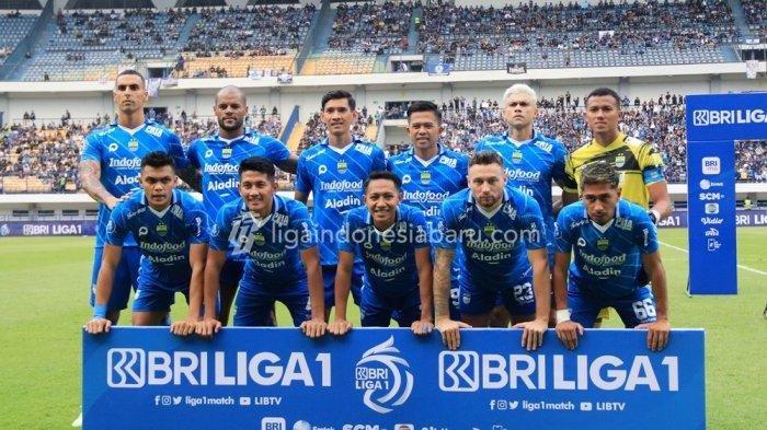 Starting eleven Persib Bandung saat menghadapi Madura United di pekan perdana Liga 1 2023.