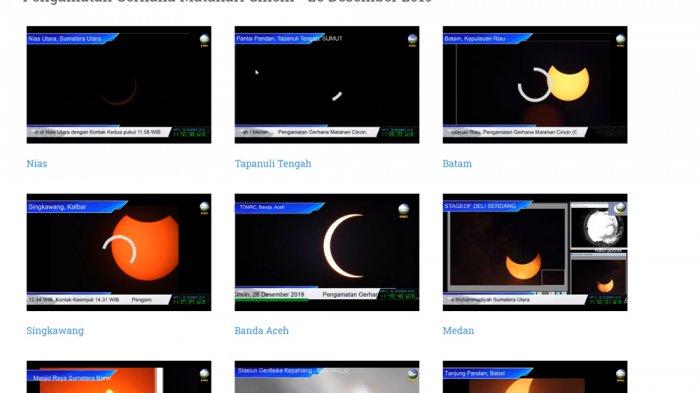 Live Streaming Fenomena Gerhana Matahari Cincin.