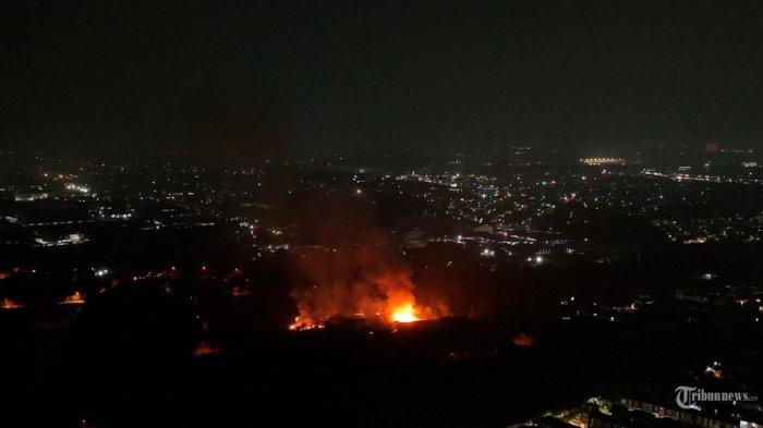 VIDEO Penampakan Gudang Peluru Bekasi Terbakar dari Monitor Robot ...
